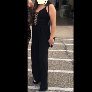 criss cross jumpsuit